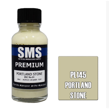 SMS PL145 Premium Acrylic Lacquer Portland Stone 30ml